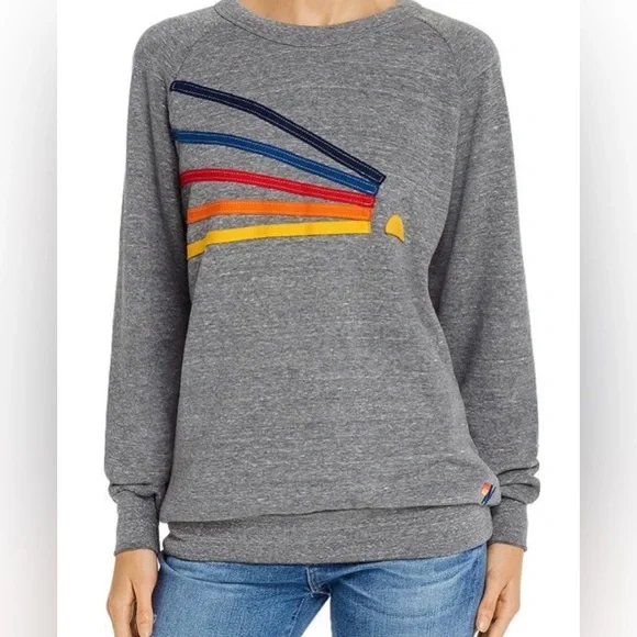 Aviator Nation Daydream Relaxed Crew Sweatshirt - Picture 11 of 17